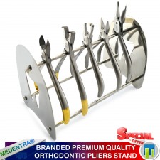 Stainless Steel Ortho Pliers Stand Rack Orthodontic Laboratory Pliers Holder