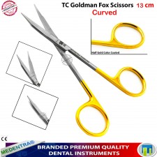 Goldman-Fox Scissor Straight TC Dental Trimming Tissues or Cutting Sutures