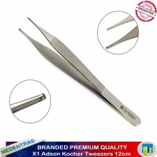 Adson Kocher Tissue Dressing Forceps Tweezers Pliers Dental Instruments 12cm CE*